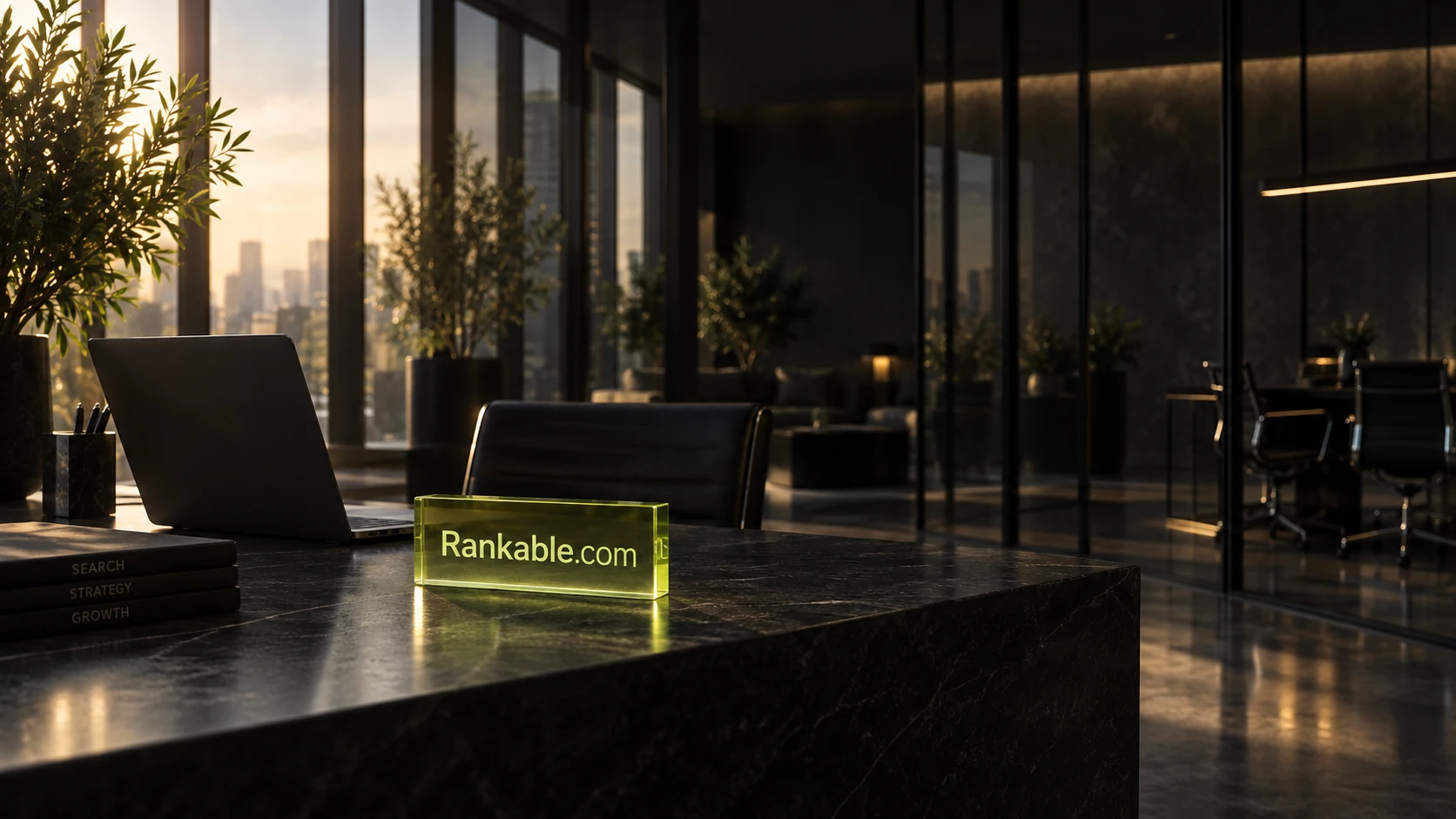 Search strategy studio with a Rankable.com nameplate