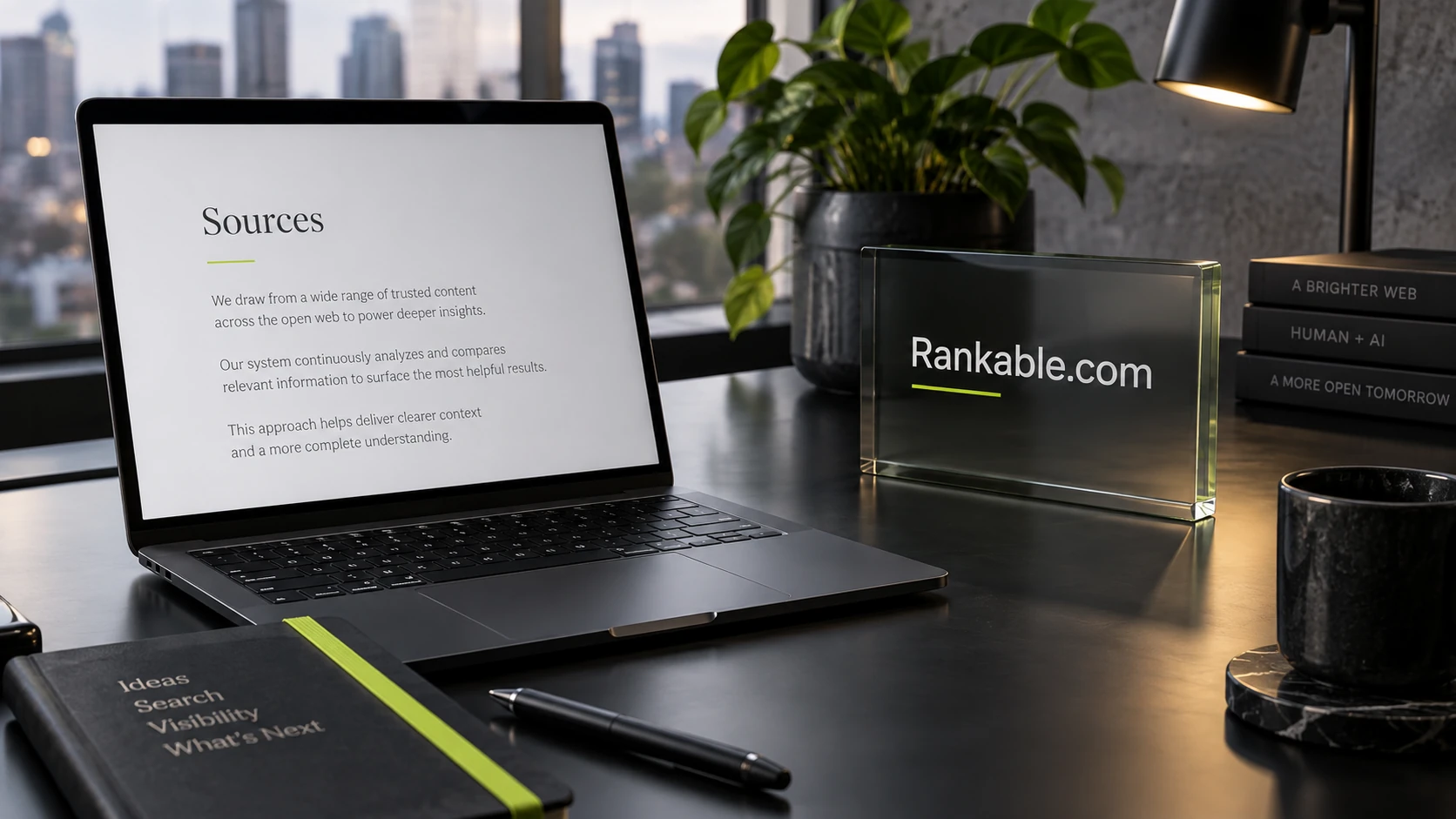 An AEO and GEO tool called Rankable