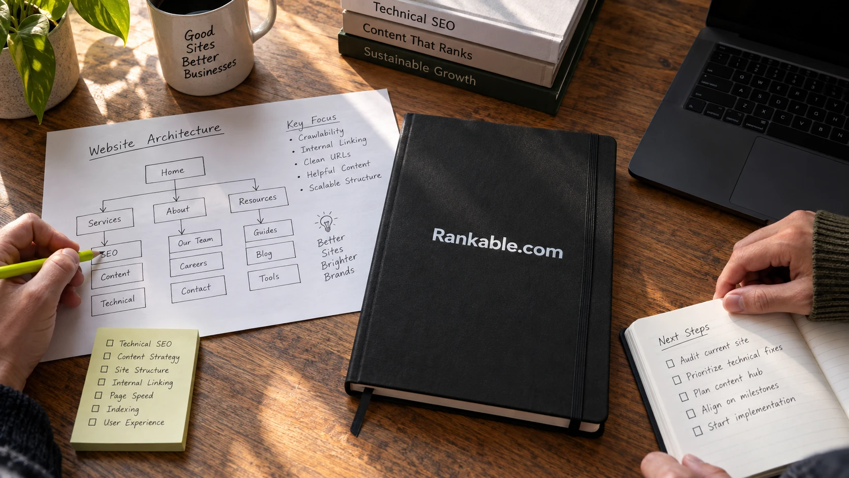 An SEO agency called Rankable